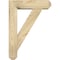 Ekena Millwork Traditional Craftsman Rough Sawn Bracket w/ Offset Brace, Douglas Fir, 6"W x 20"D x 28"H BKT0604X20X28TRA04RDF - alternate 3